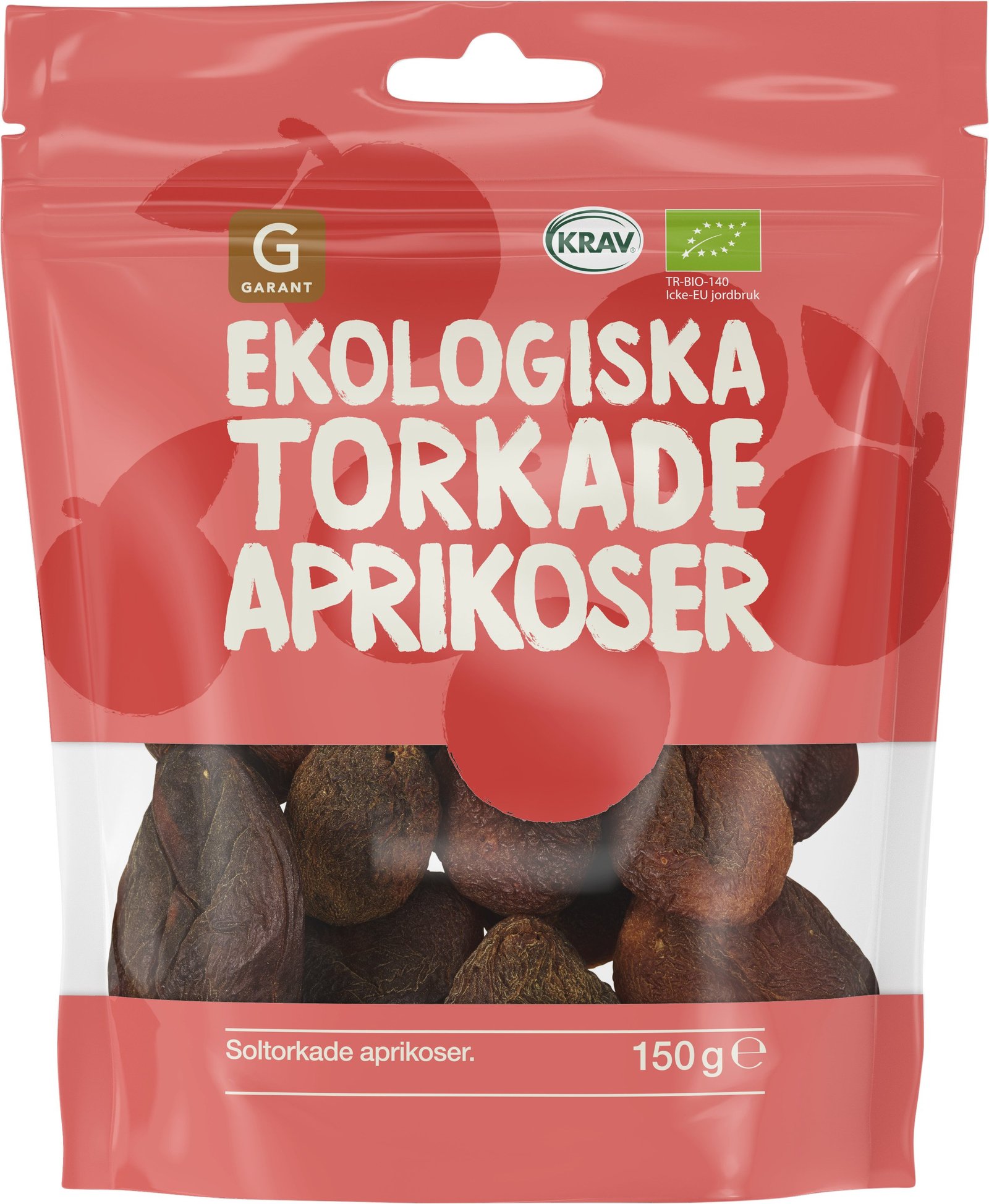 Garant Ekologiska Torkade Aprikoser 150 g