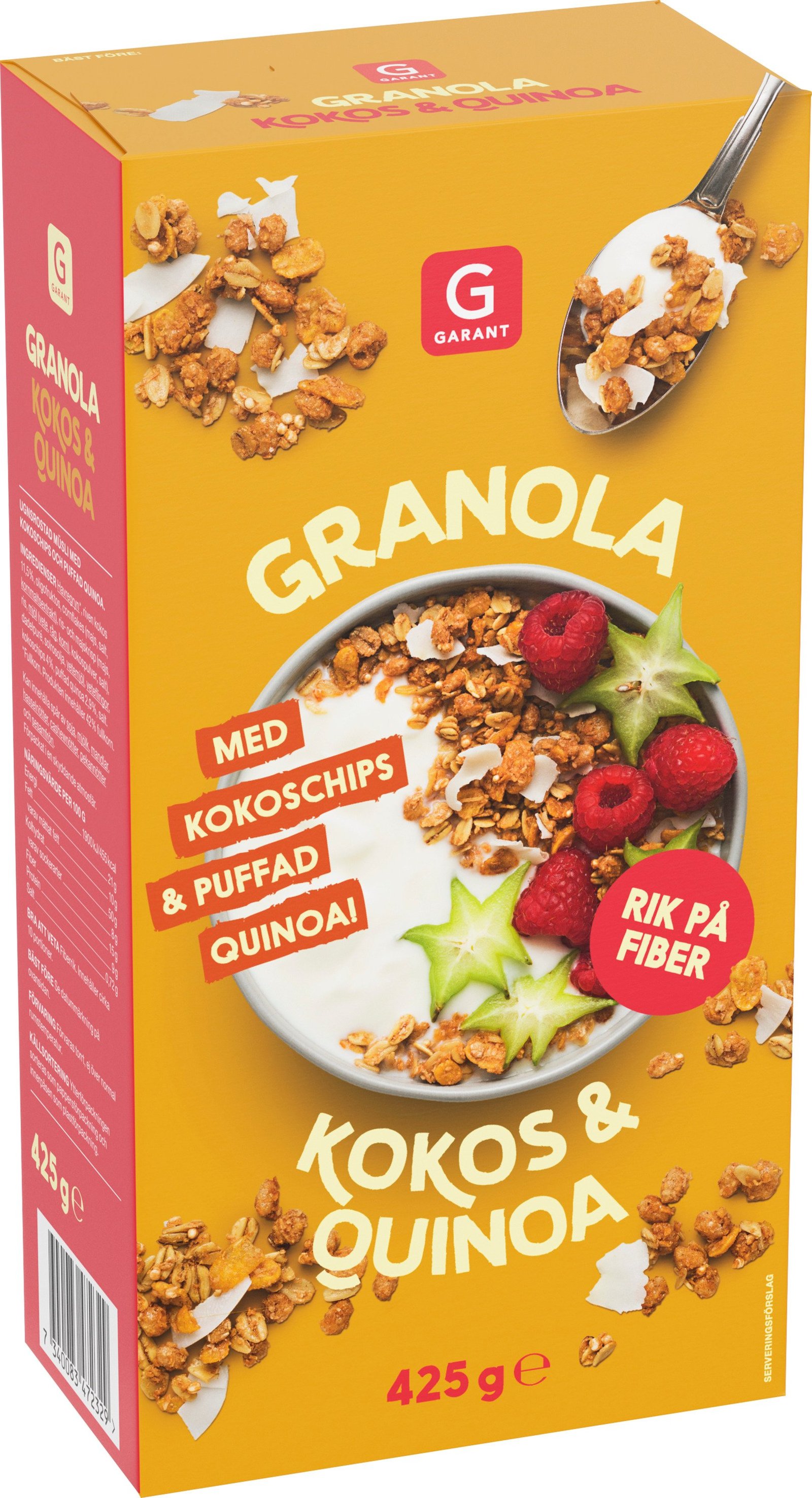 Garant Granola Kokos & Quinoa 425g