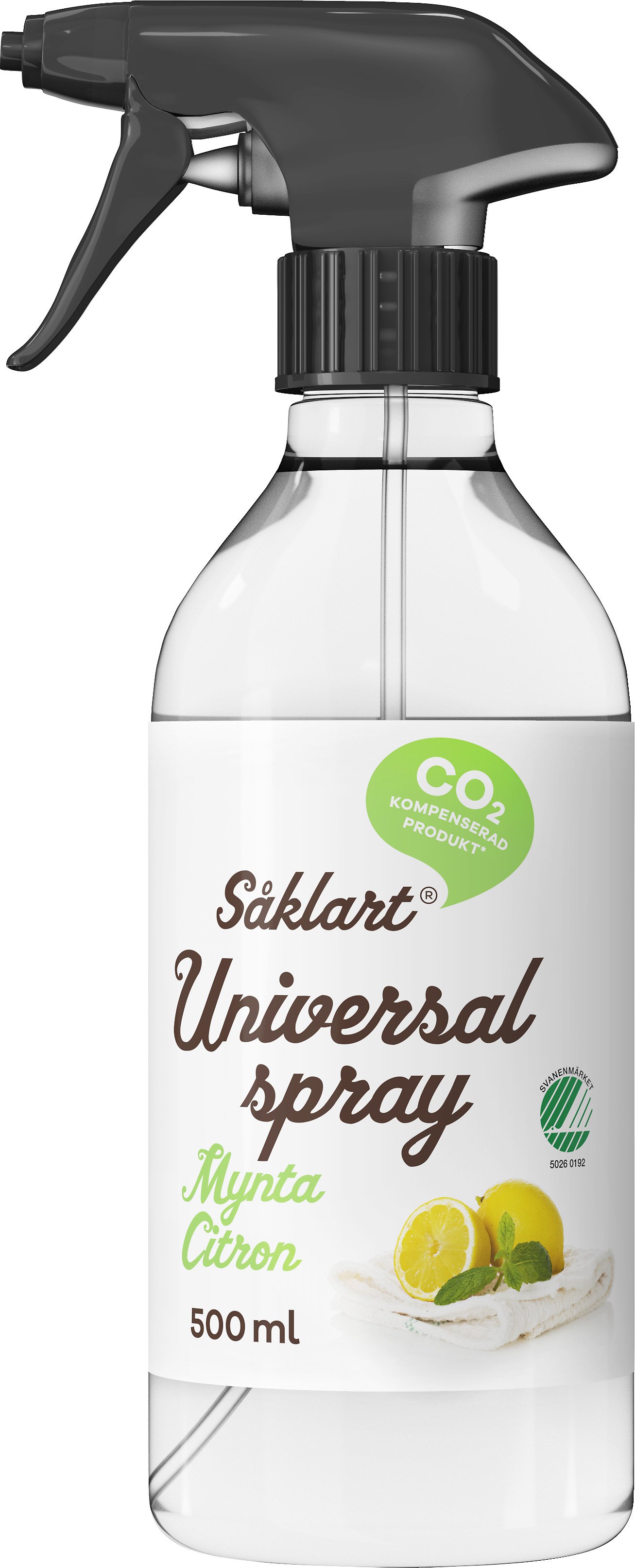 Såklart Universalspray Mynta Citron 500 ml