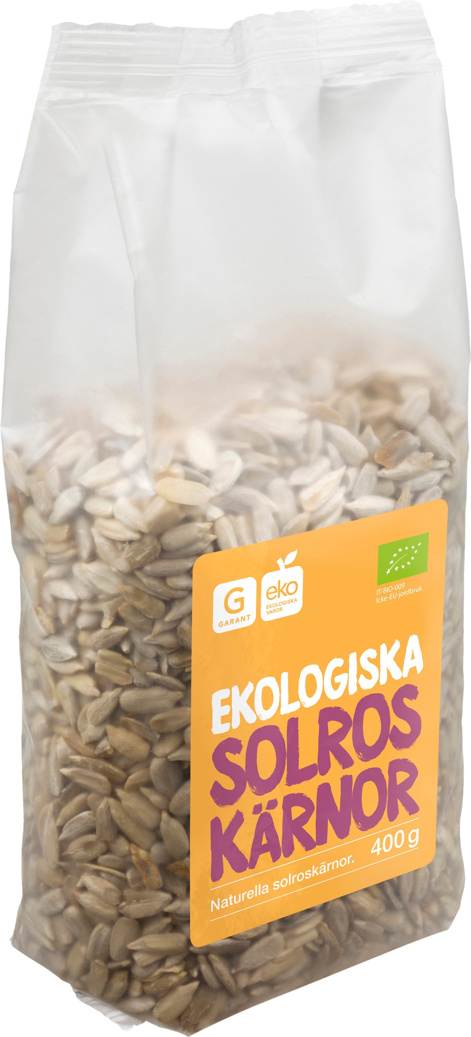Garant Ekologiska Solroskärnor 400g