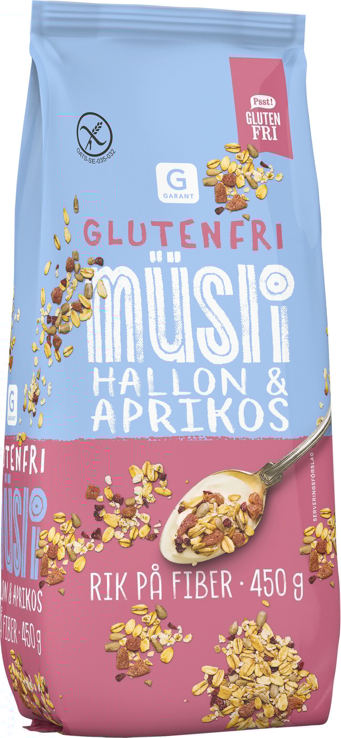 Garant Müsli Hallon & Aprikos 450 g