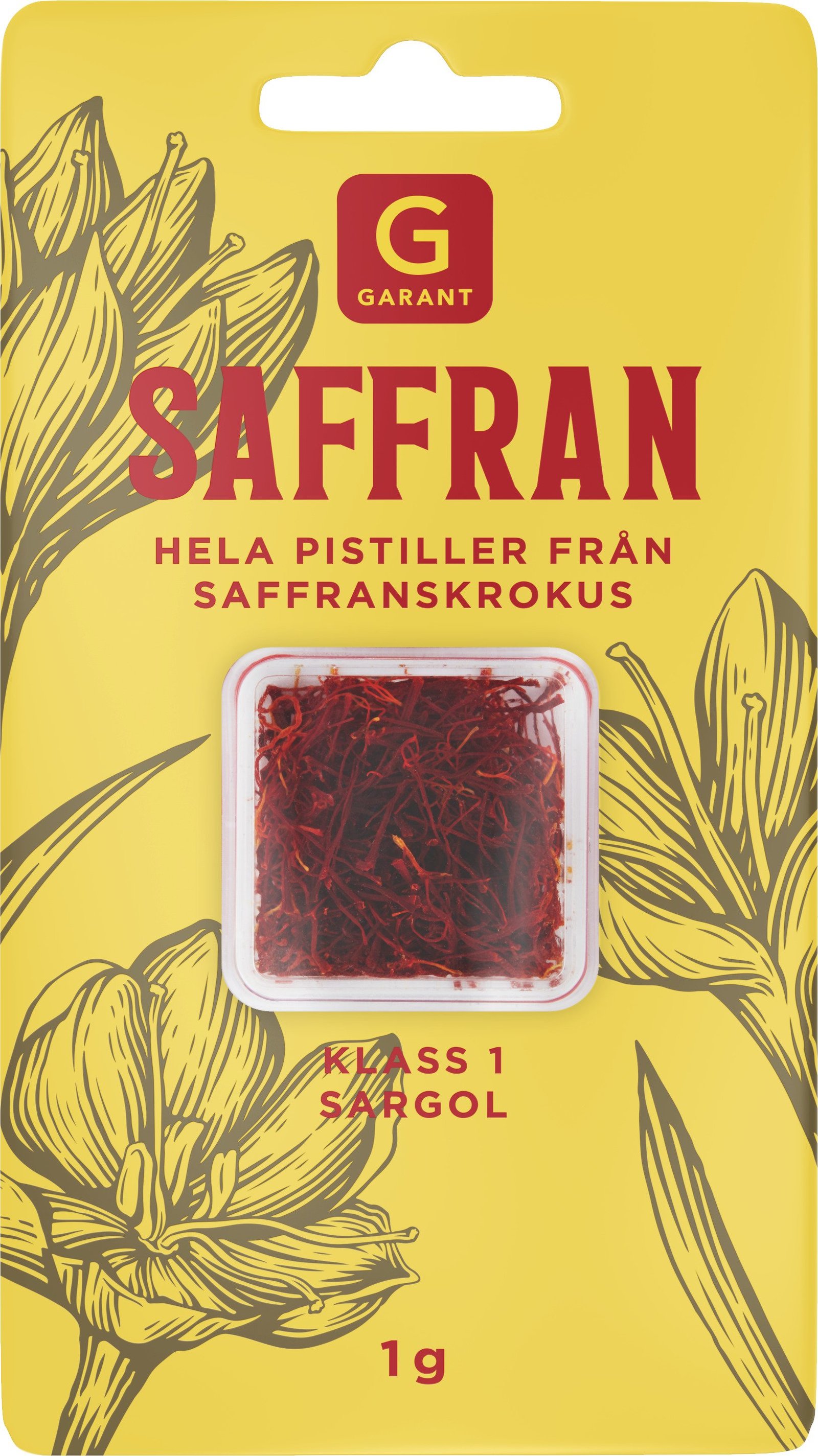 Garant Saffran Hela Pistiller 1 g