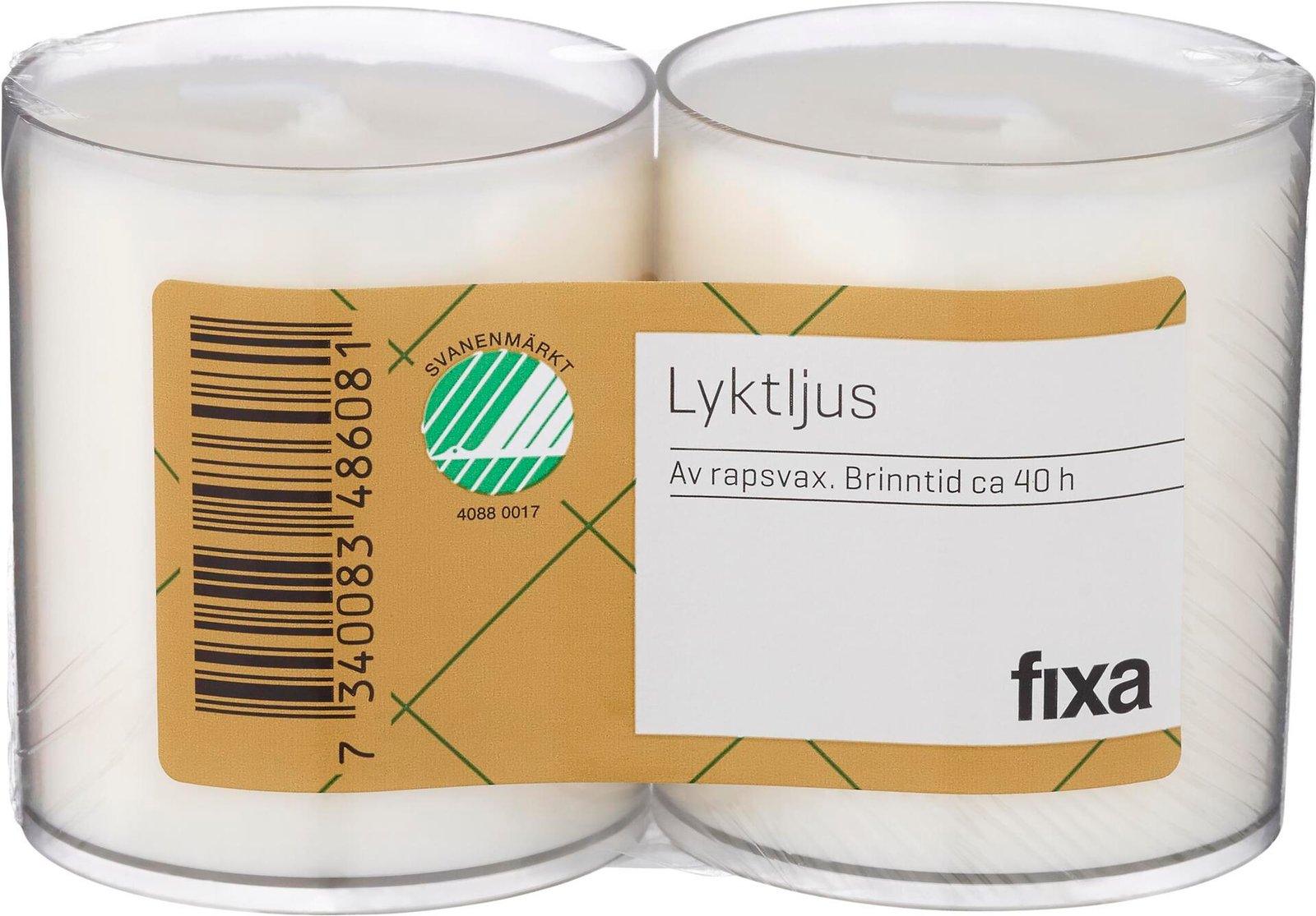 Fixa Lyktljus 2 st