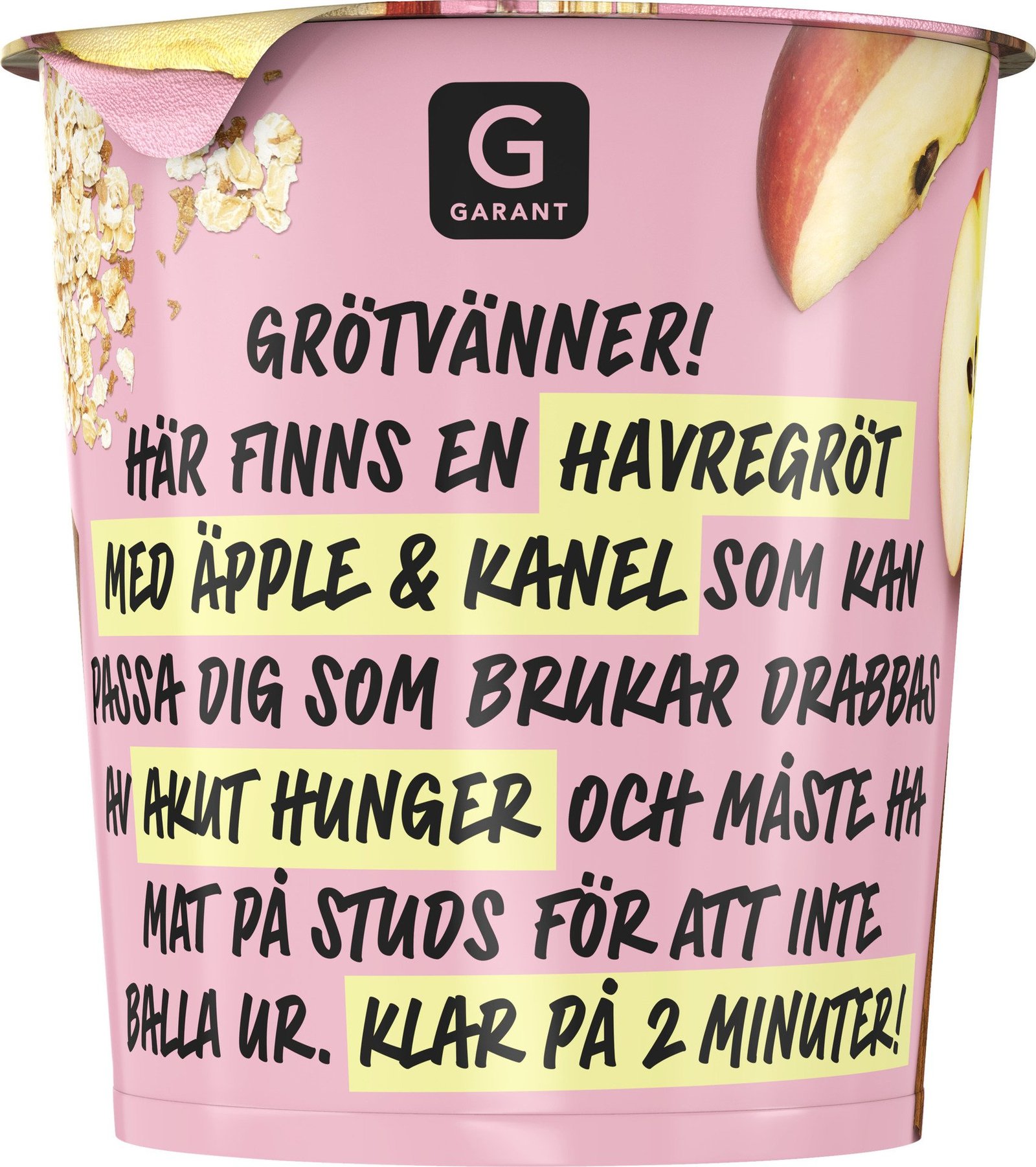 Garant Grötkopp Äpple & Kanel 65 g