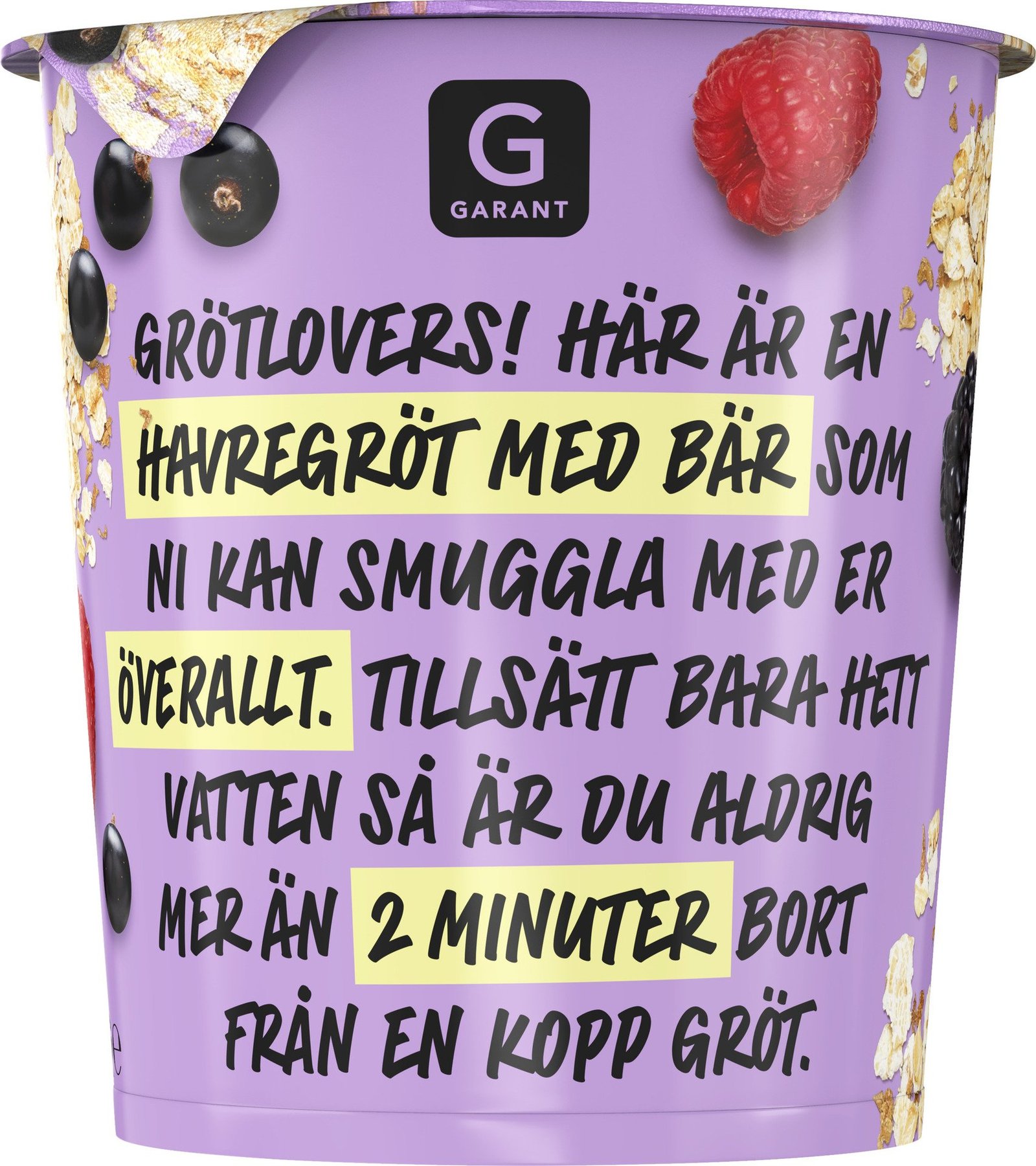 Garant Grötkopp Med Bär 65 g