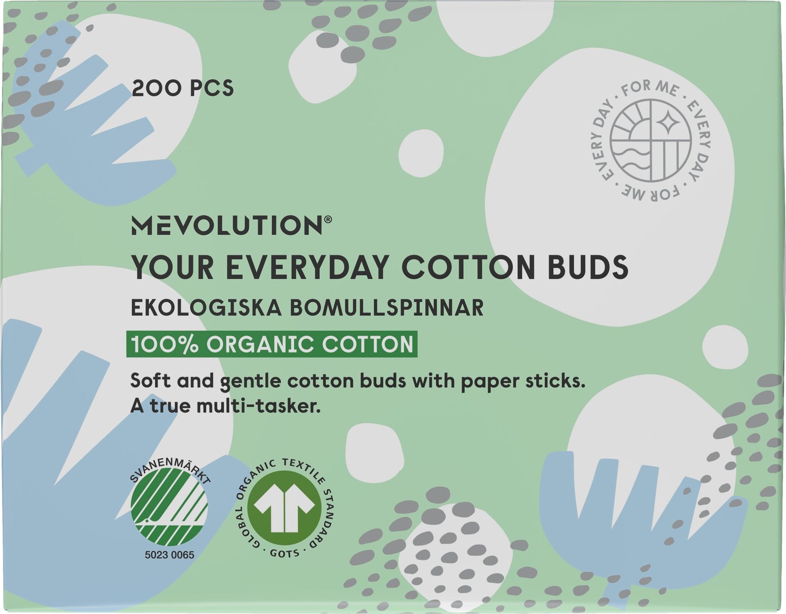 Mevolution Bomullspinnar 200 st