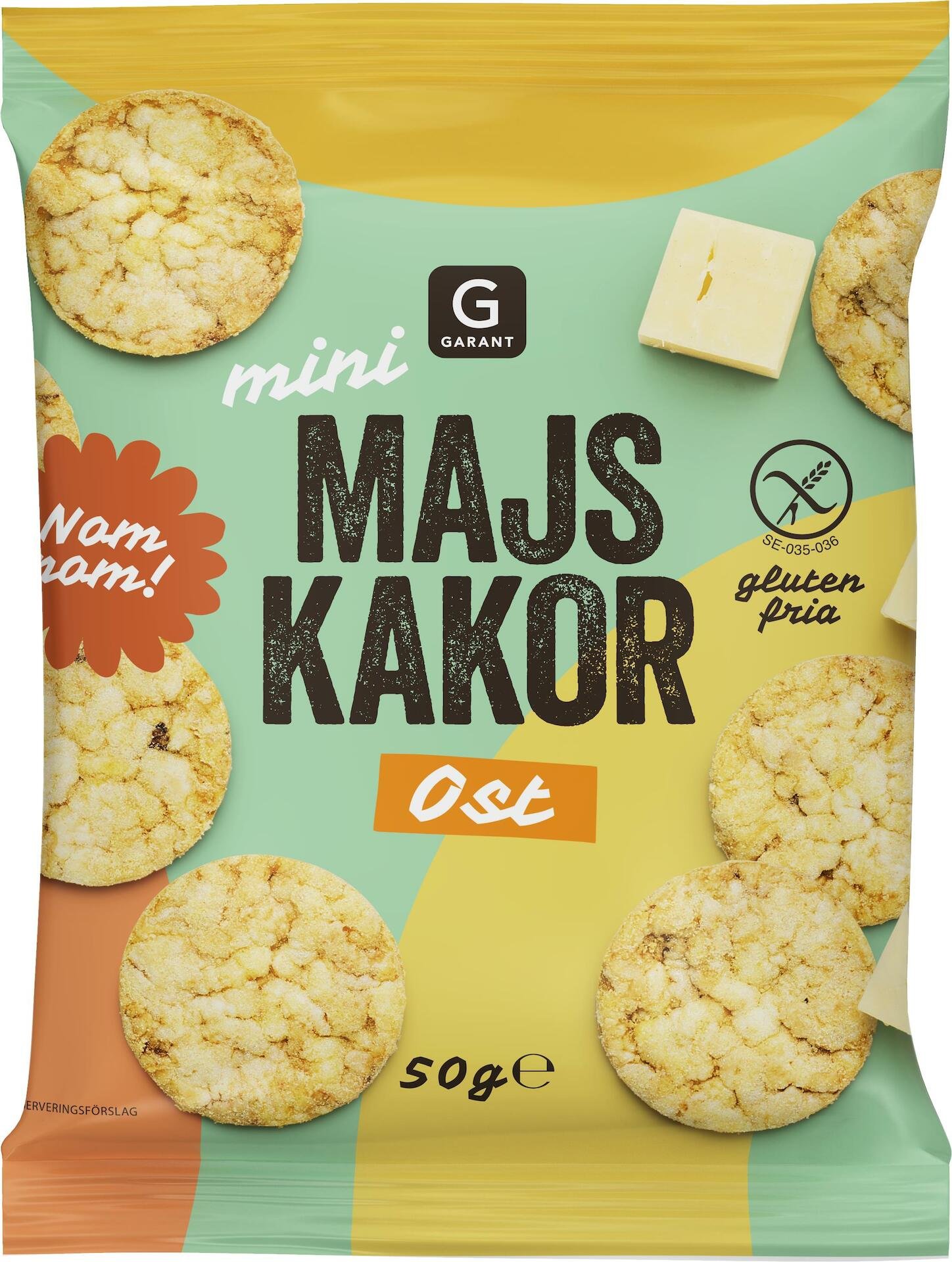 Garant Mini Majskakor Ost 50 g