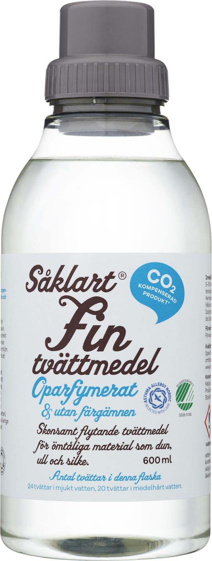 Såklart Fintvättmedel 600ml