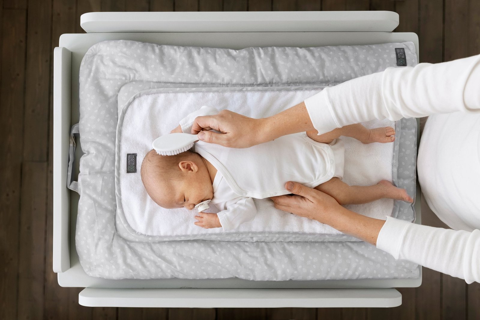 Vinter & Bloom Nordic Leaf Skötbädd Calm Grey 1 st