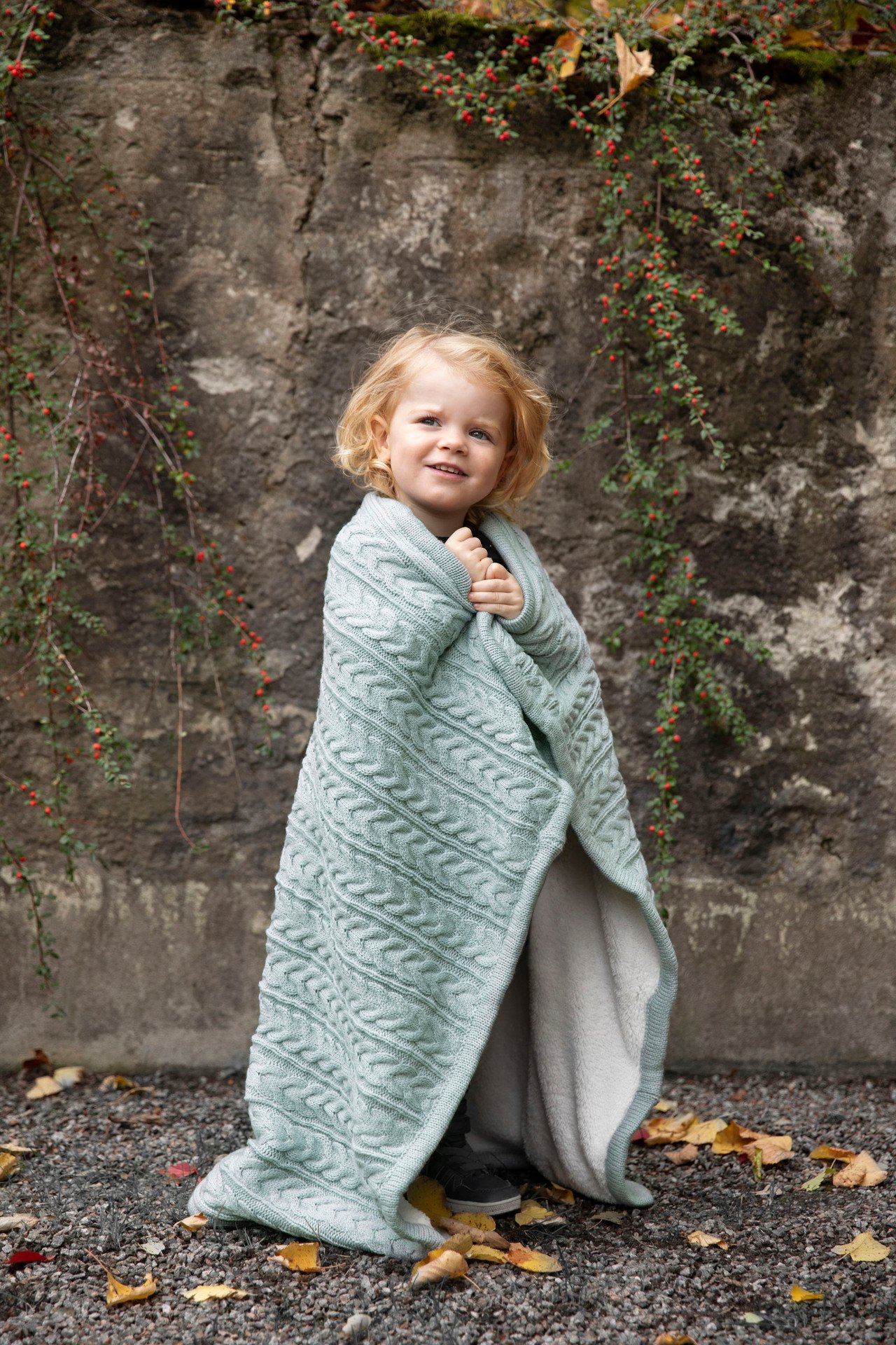 Vinter & Bloom Filt Cuddly Sage Green