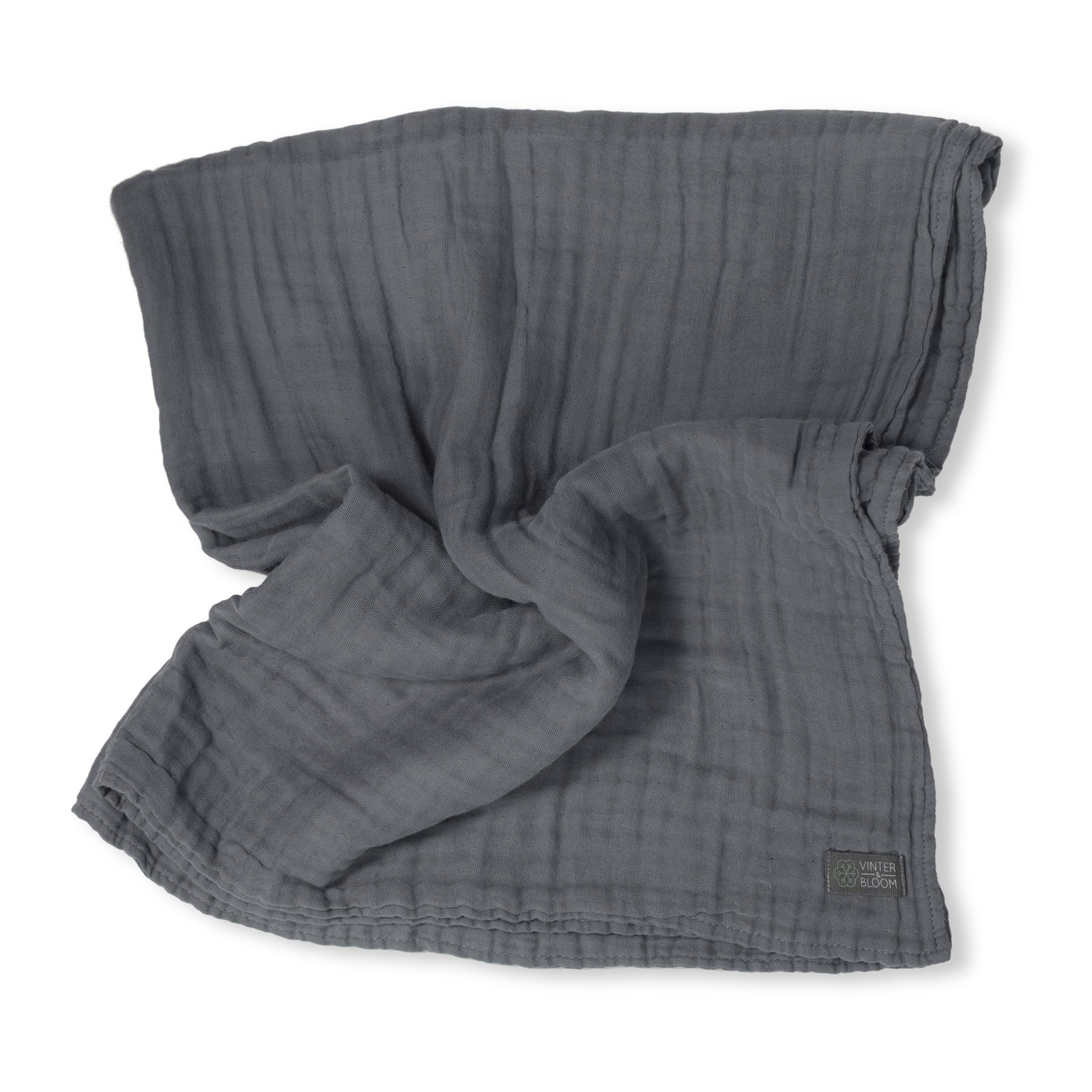 Filt Layered Muslin EKO Steel Grey