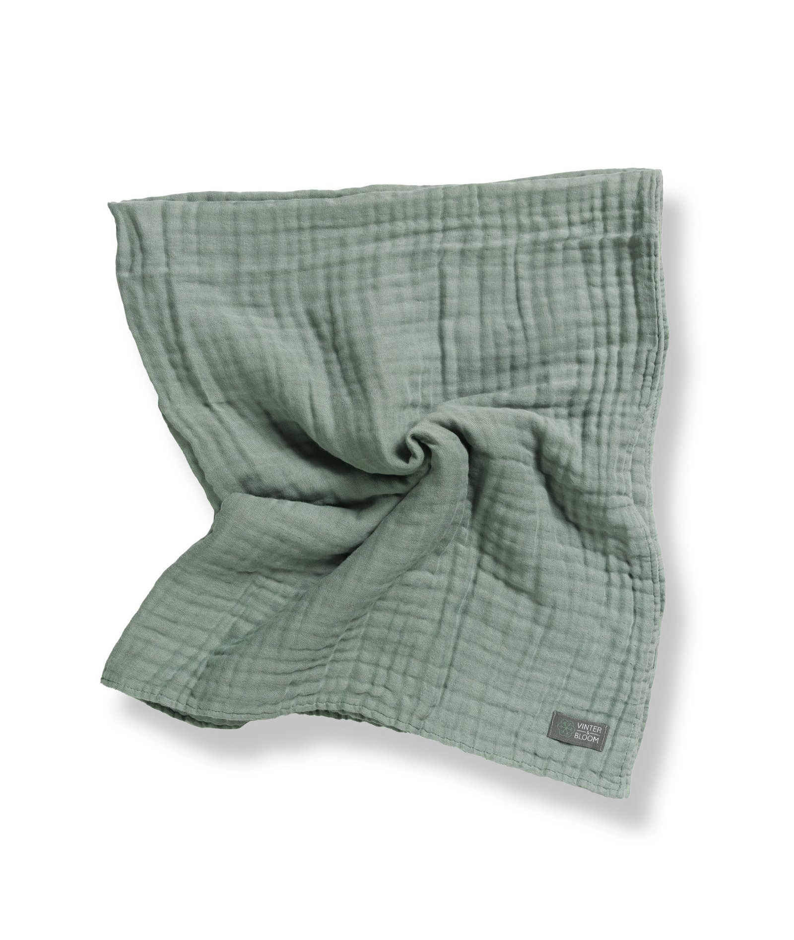 Vinter & Bloom Filt Layered Muslin EKO Jade Green