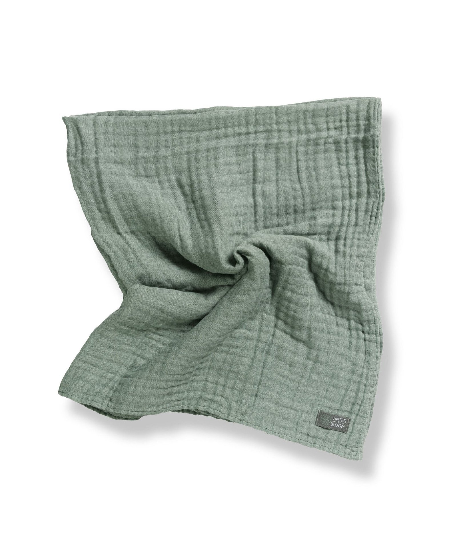 Vinter & Bloom Filt Layered Muslin EKO Jade Green