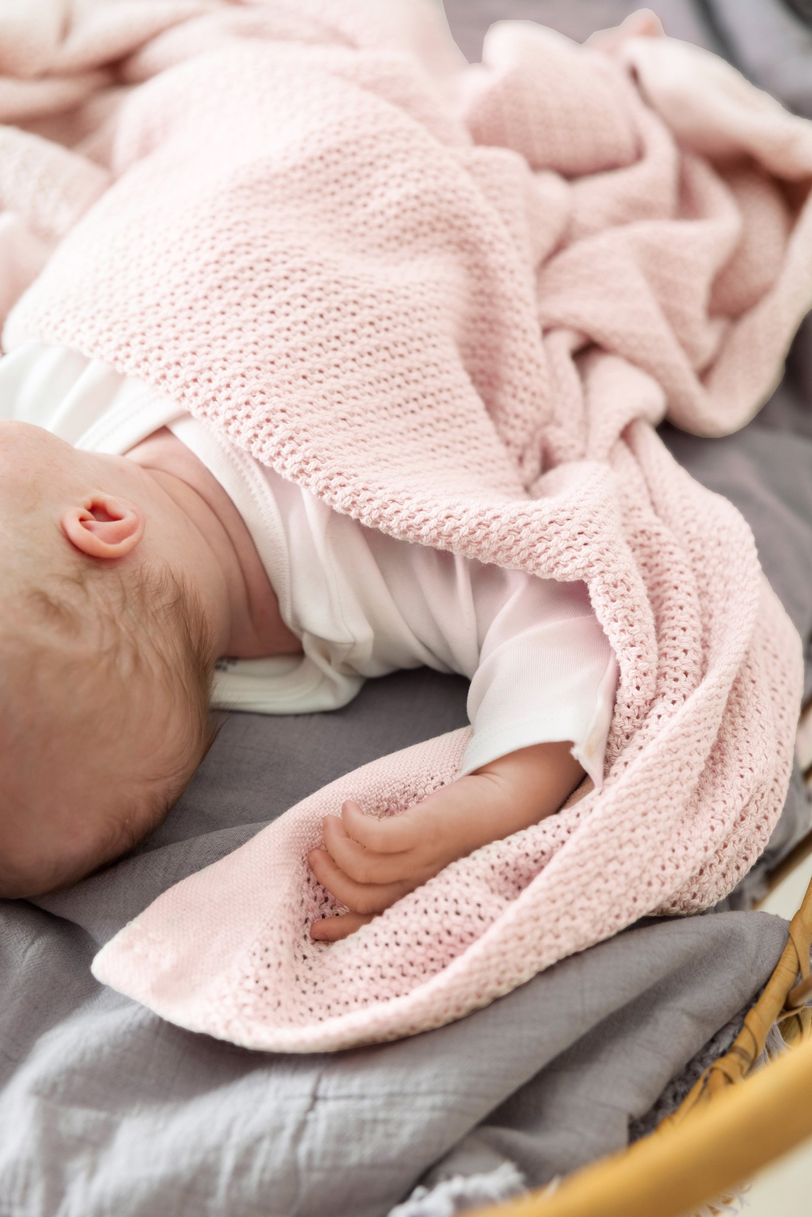 Vinter & Bloom Filt Soft Grid EKO Baby Pink 1 st