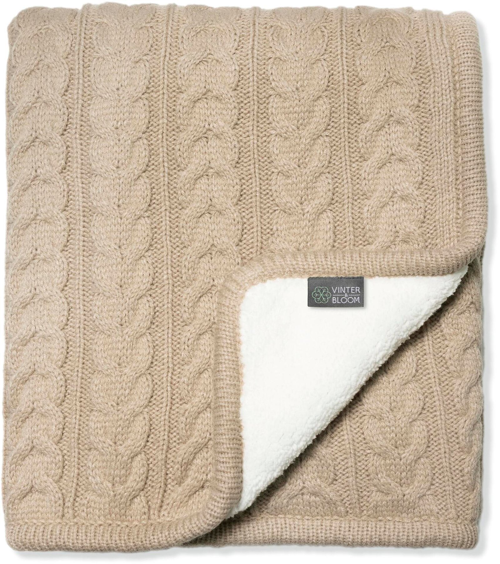 Vinter & Bloom Filt Cuddly Sand Beige