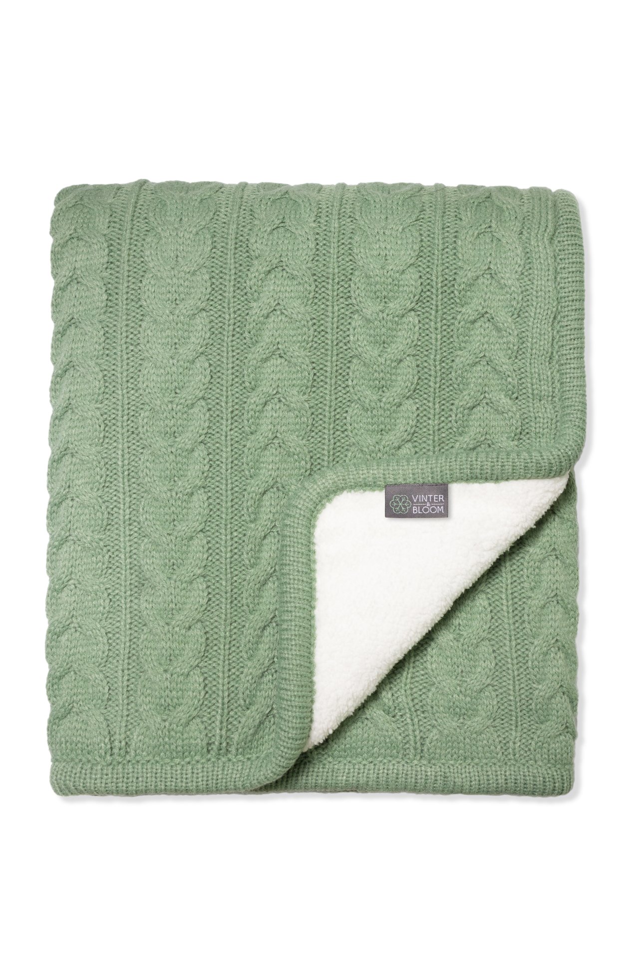 Vinter & Bloom Filt Cuddly Basil Green