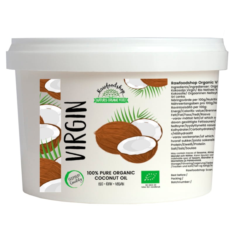Rawfoodshop Kokosolja Virgin Eko 500 ml