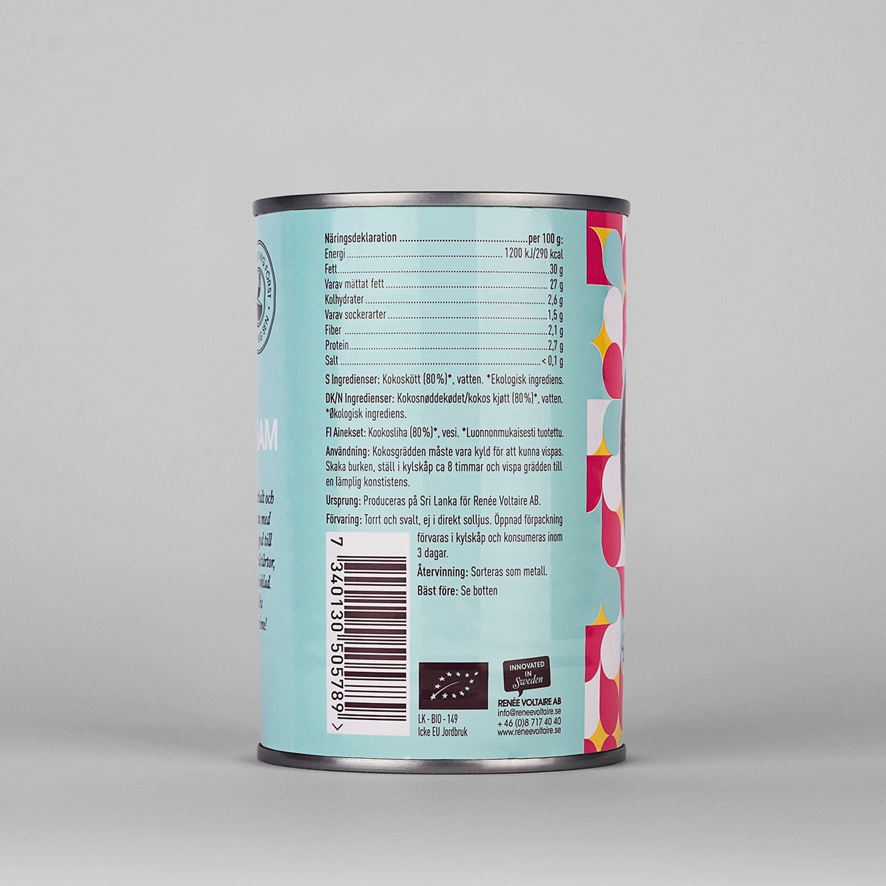 Renée Voltaire Vispbar Kokosgrädde - Fetthalt 30% 400 ml EKO