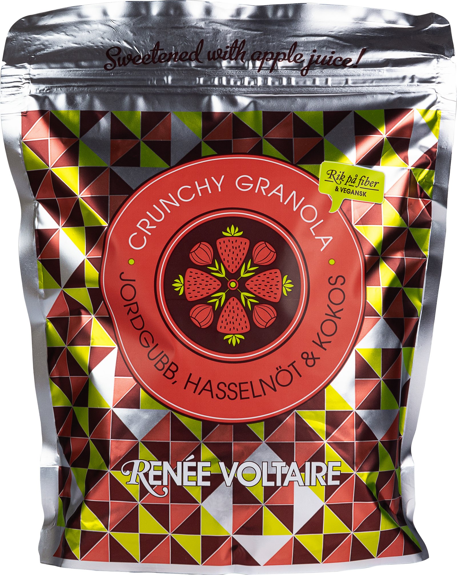 Renée Voltaire Crunchy Granola Jordgubb  Hasselnöt & Kokos 450 g