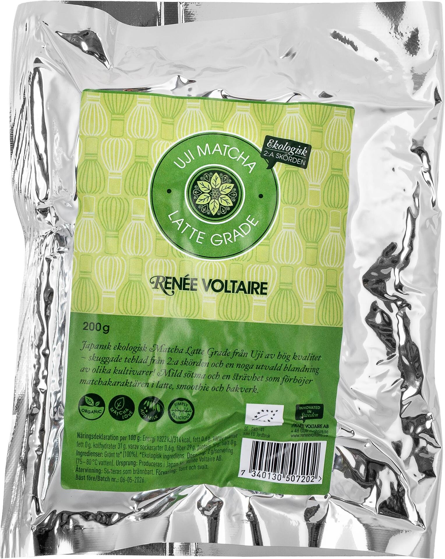 Renée Voltaire Uji Matcha Latte Grade Refill EKO 200 g