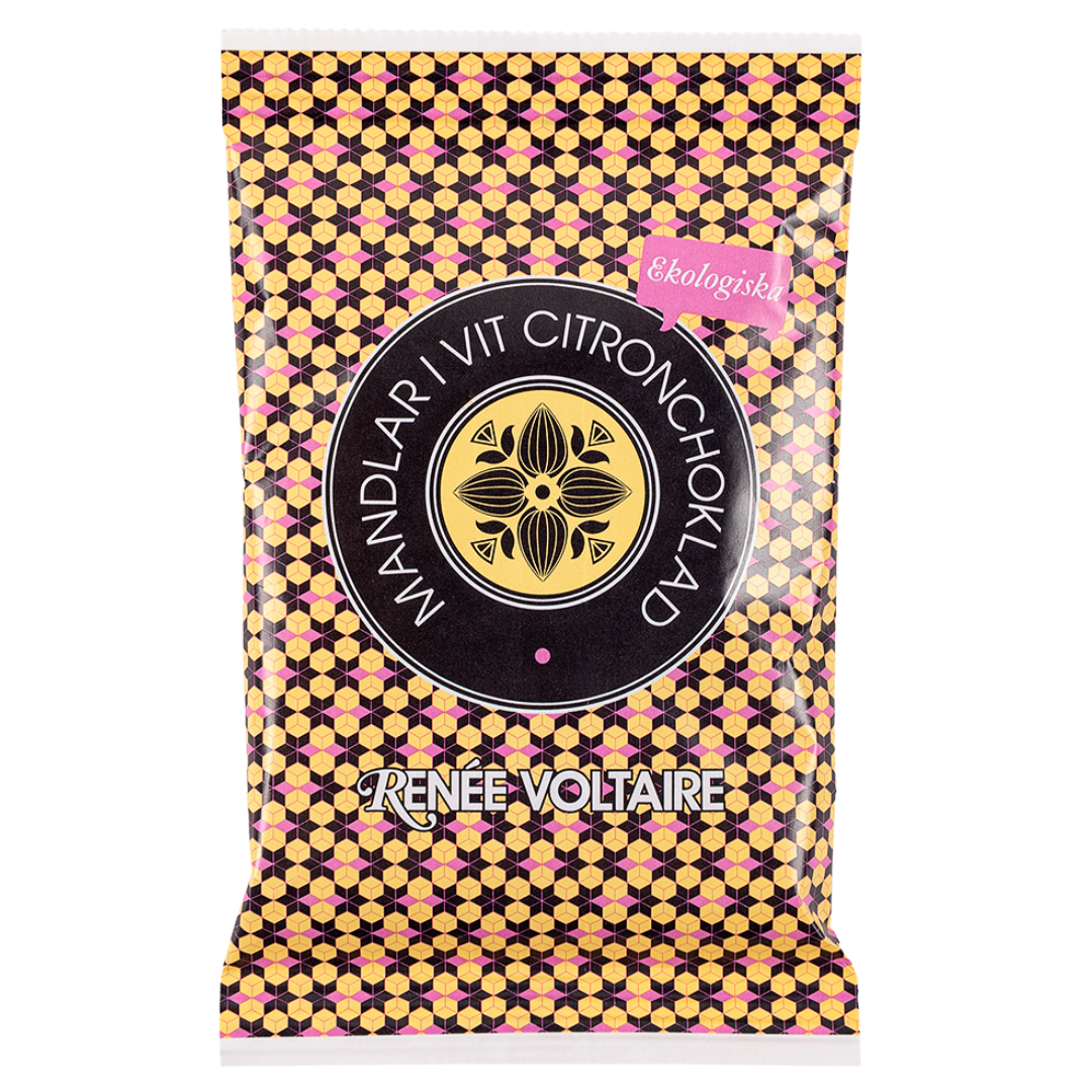 Renée Voltaire Mandlar i Vit Citronchoklad 45g EKO