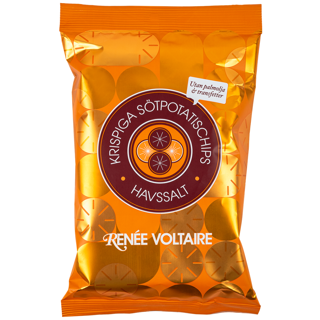 Renée Voltaire Krispiga Sötpotatischips Havssalt 80 g