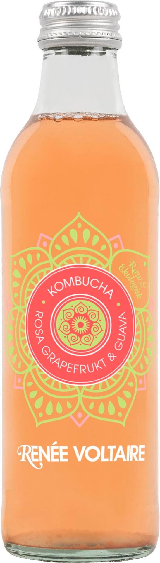 Renée Voltaire Kombucha Rosa Grapefrukt & Guava 275 ml