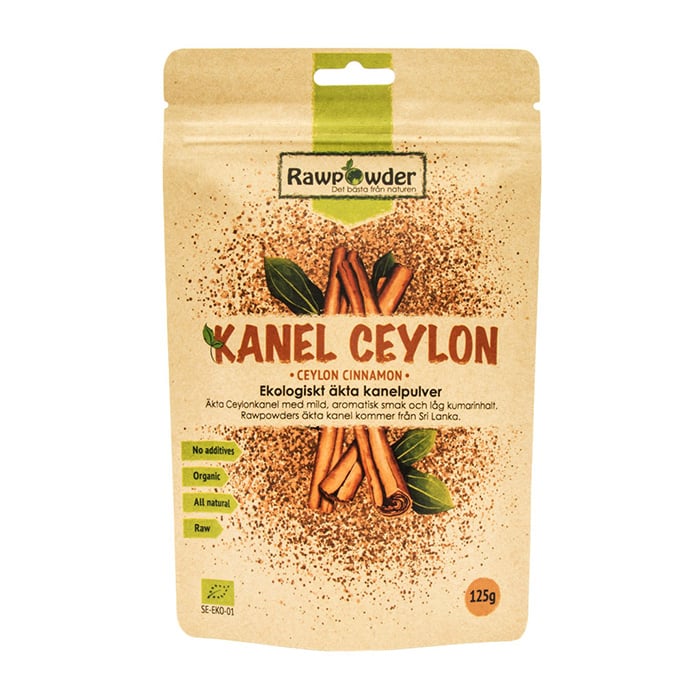 Rawpowder Kanel Ceylon mald 125 g EKO