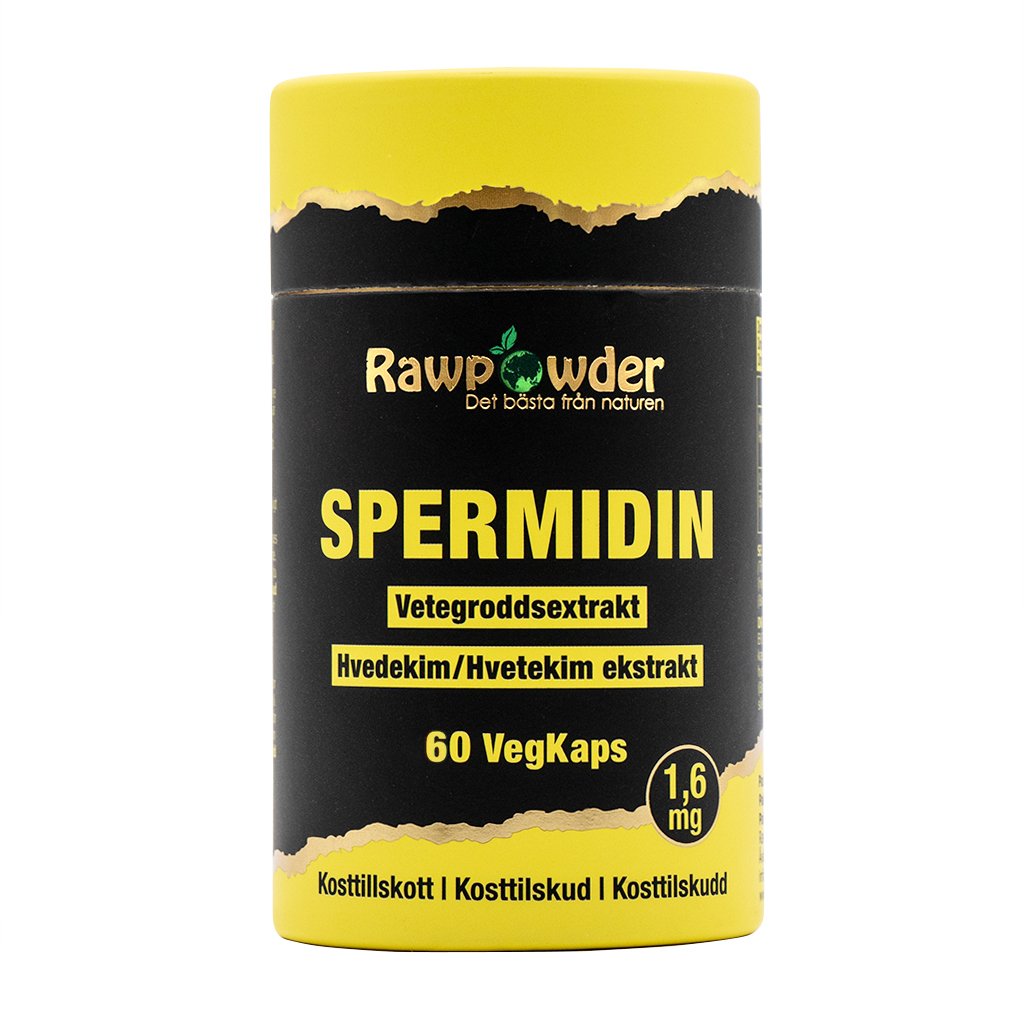 Rawpowder Spermidin 1,6 mg 60 kapslar