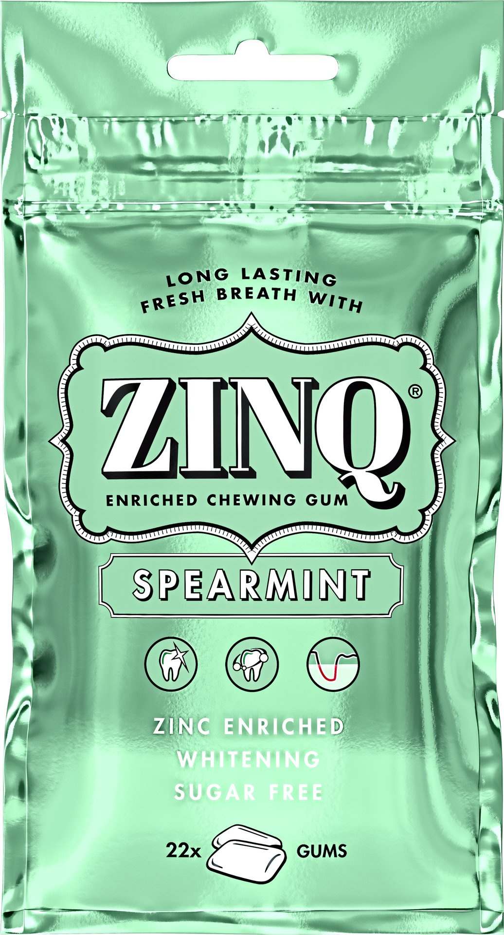 Zinq Spearmint Tuggummi 22 st