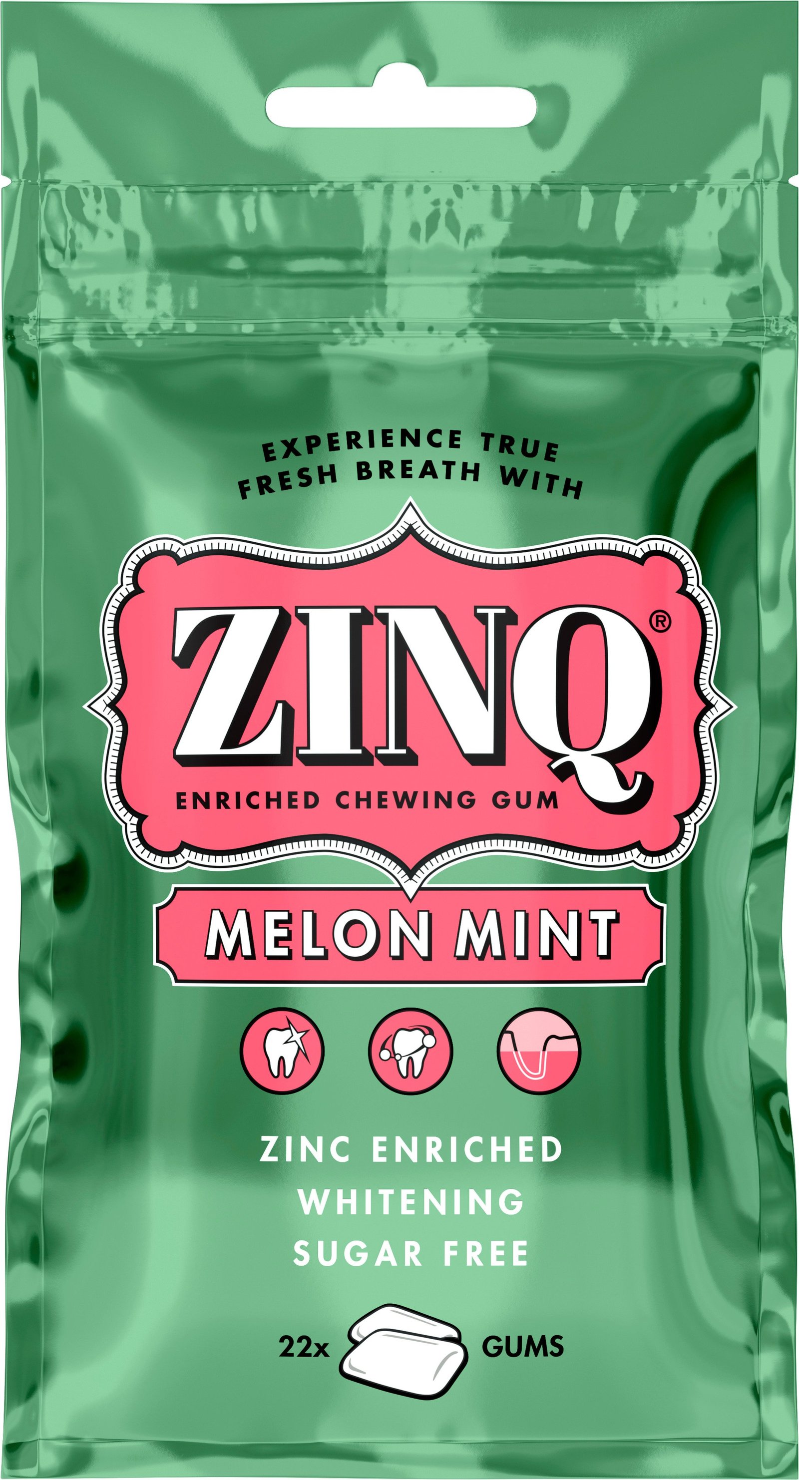 Zinq Melonmint Tuggummi 31.5 g