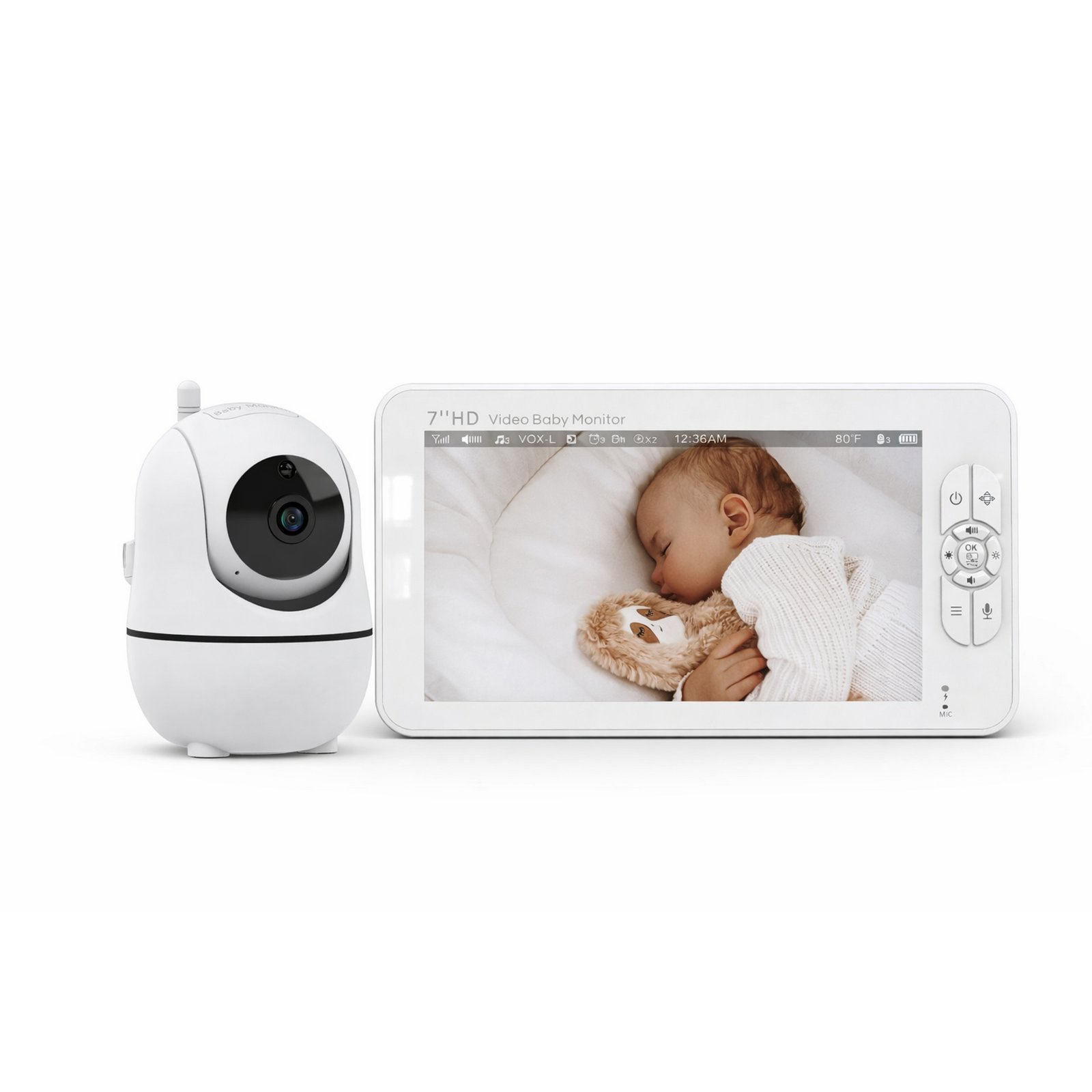Luna Bambini Baby Monitor Video Pro 7,0 Tum Färgskärm