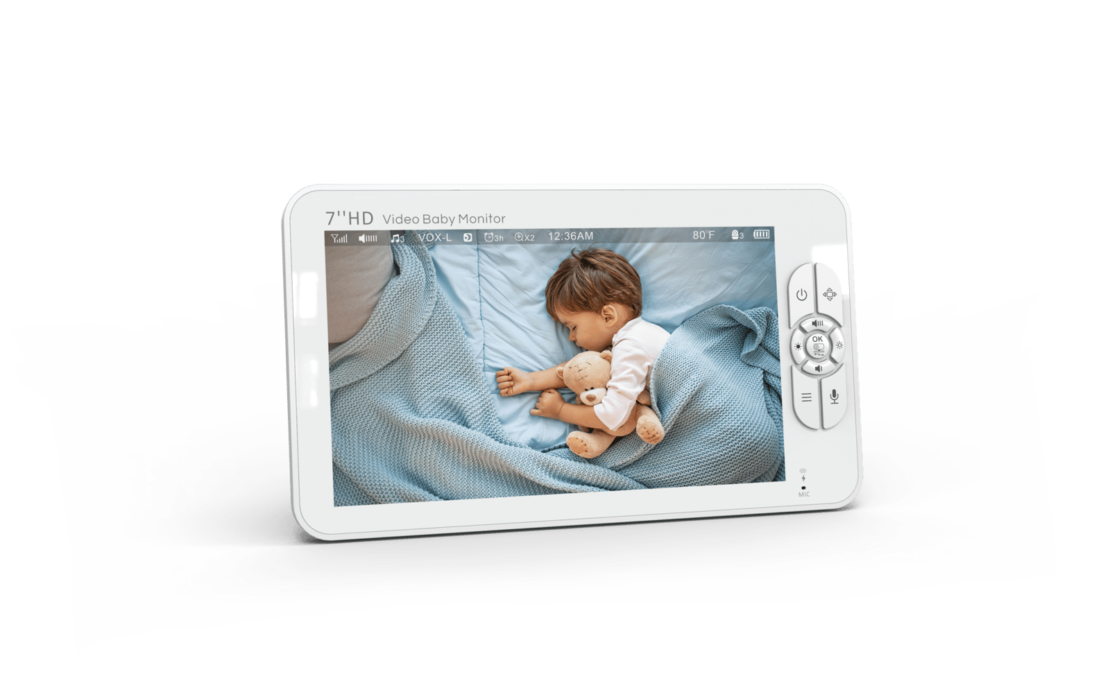 Luna Bambini Baby Monitor Video Pro 7,0 Tum Färgskärm