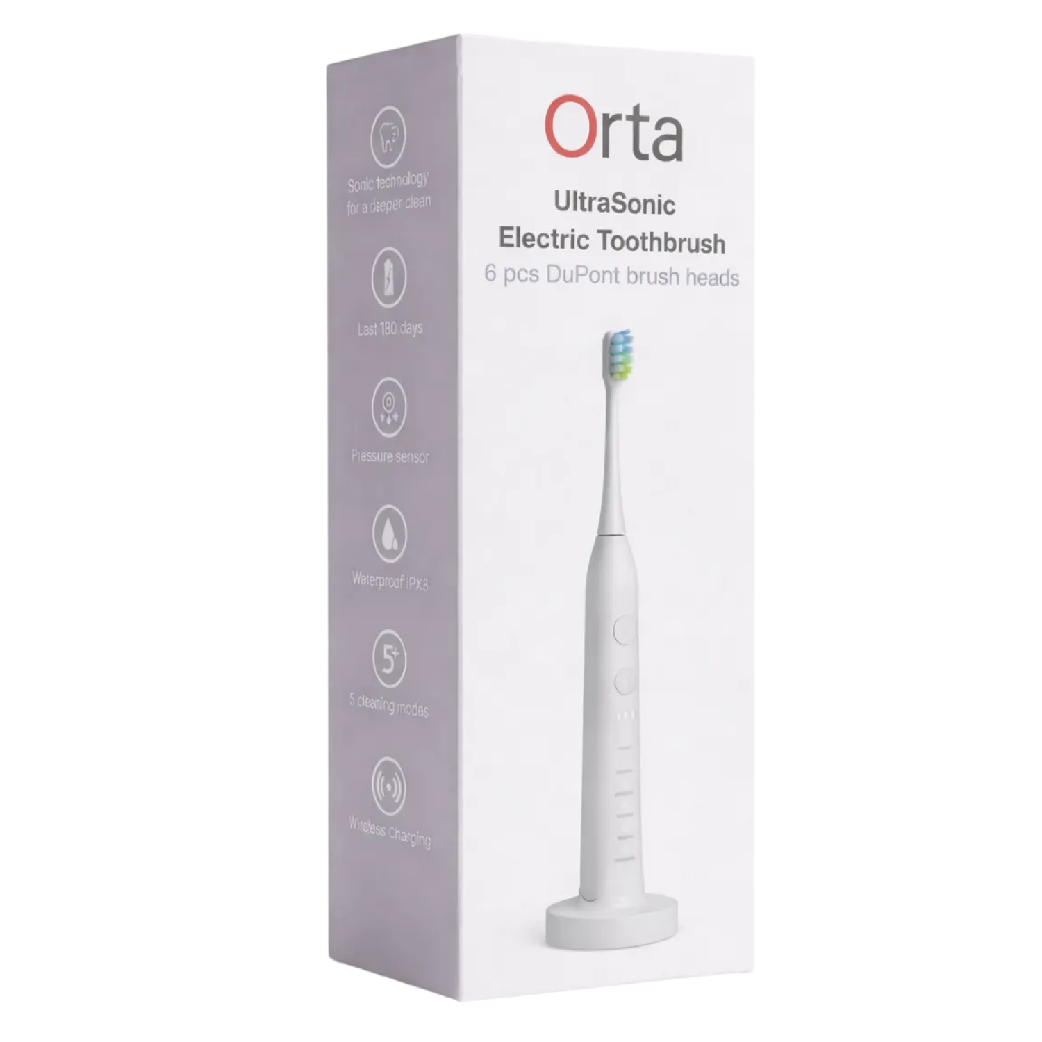 Orta Ultra Sonisk Eltandborste Vit