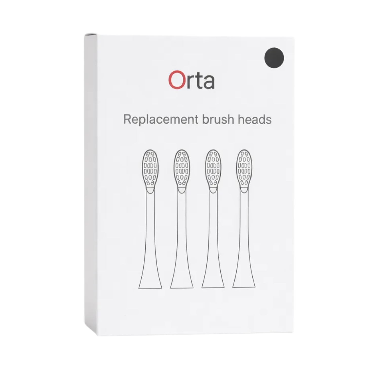 Orta Du-Pont borsthuvuden Black