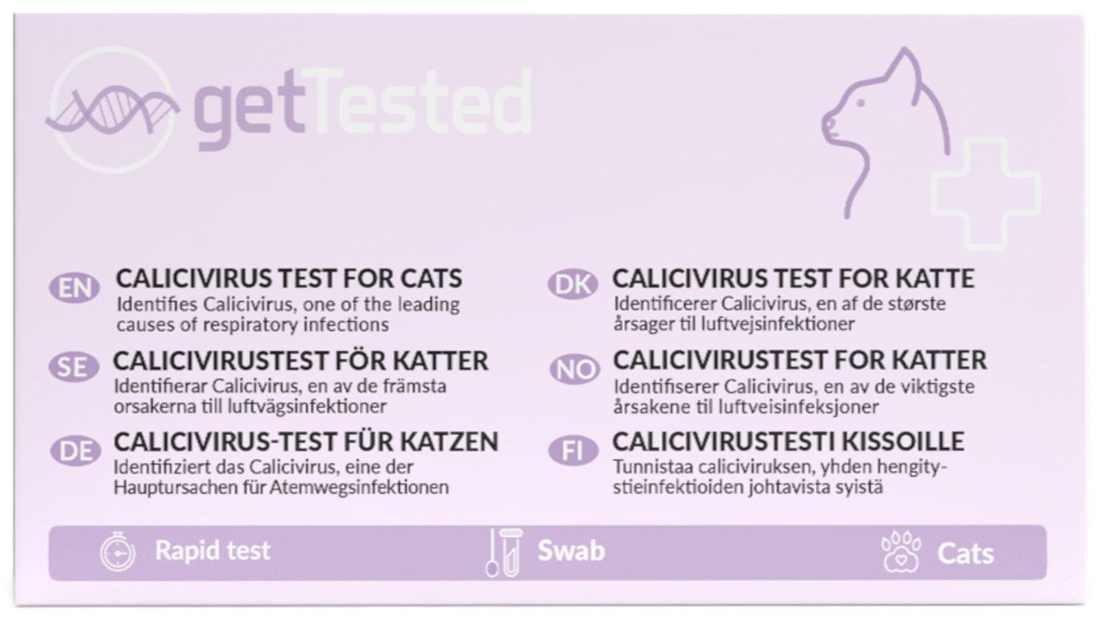 Get Tested Calicivirus test för katter 1 st