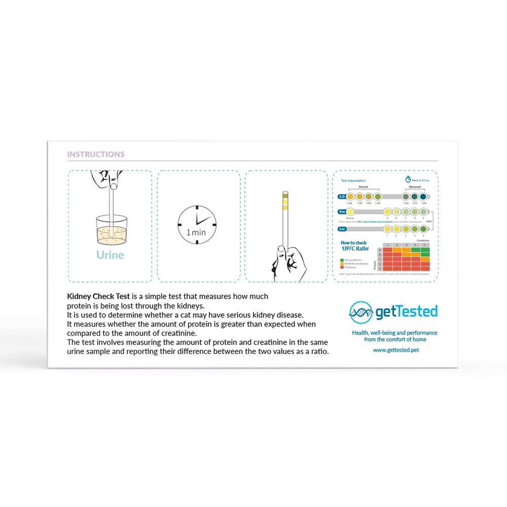Get Tested Njurfunktionstest för katter 3 st