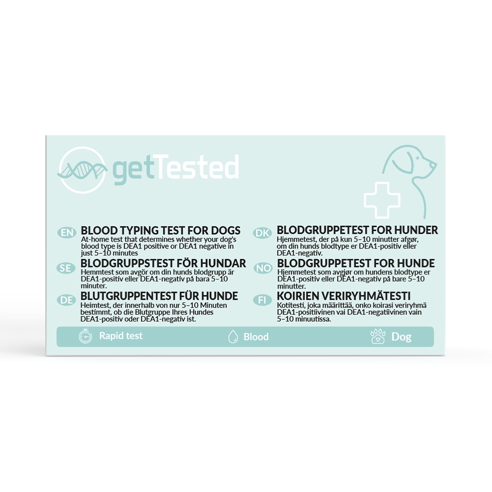 Get Tested Blodgruppstest för hundar 1 st