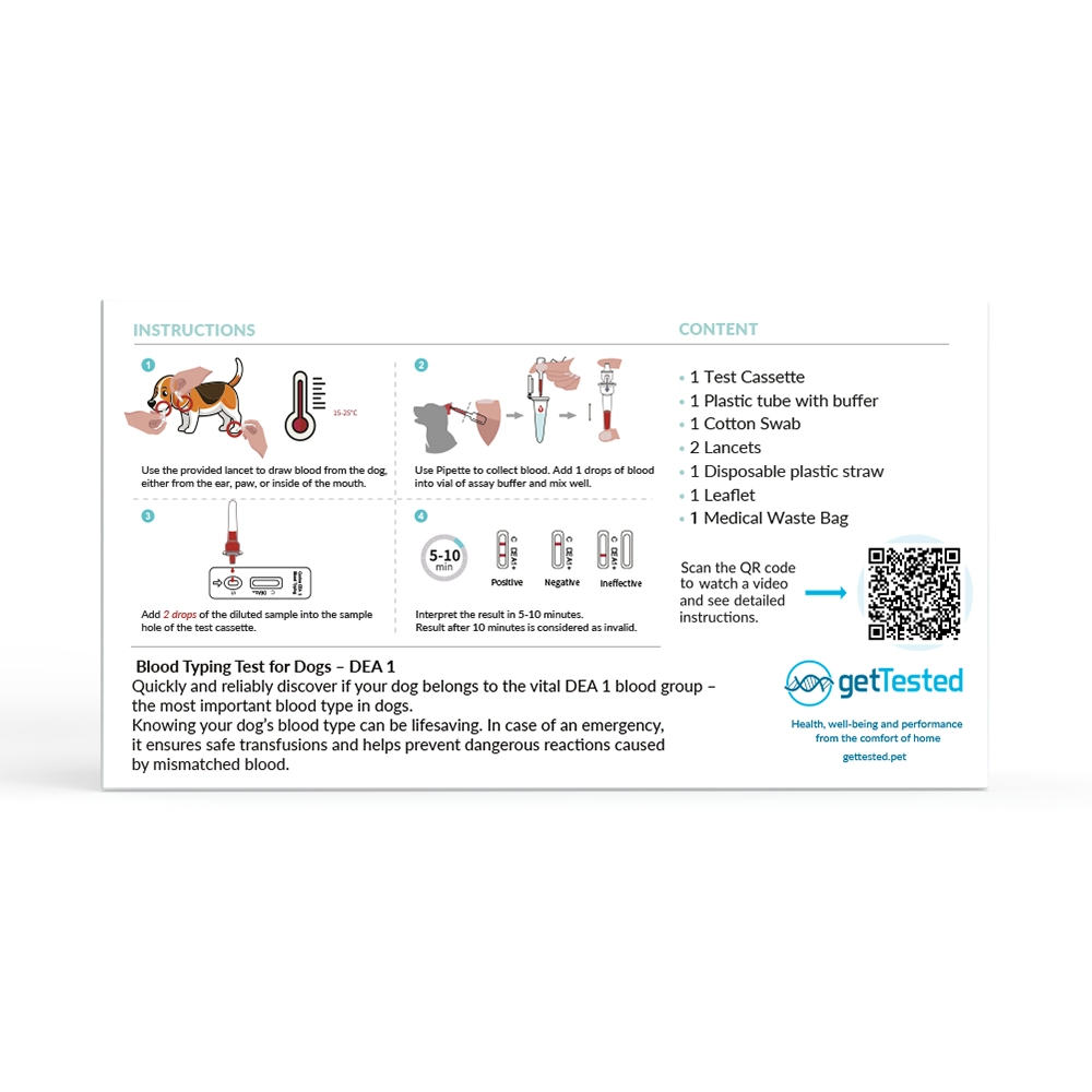 Get Tested Blodgruppstest för hundar 1 st