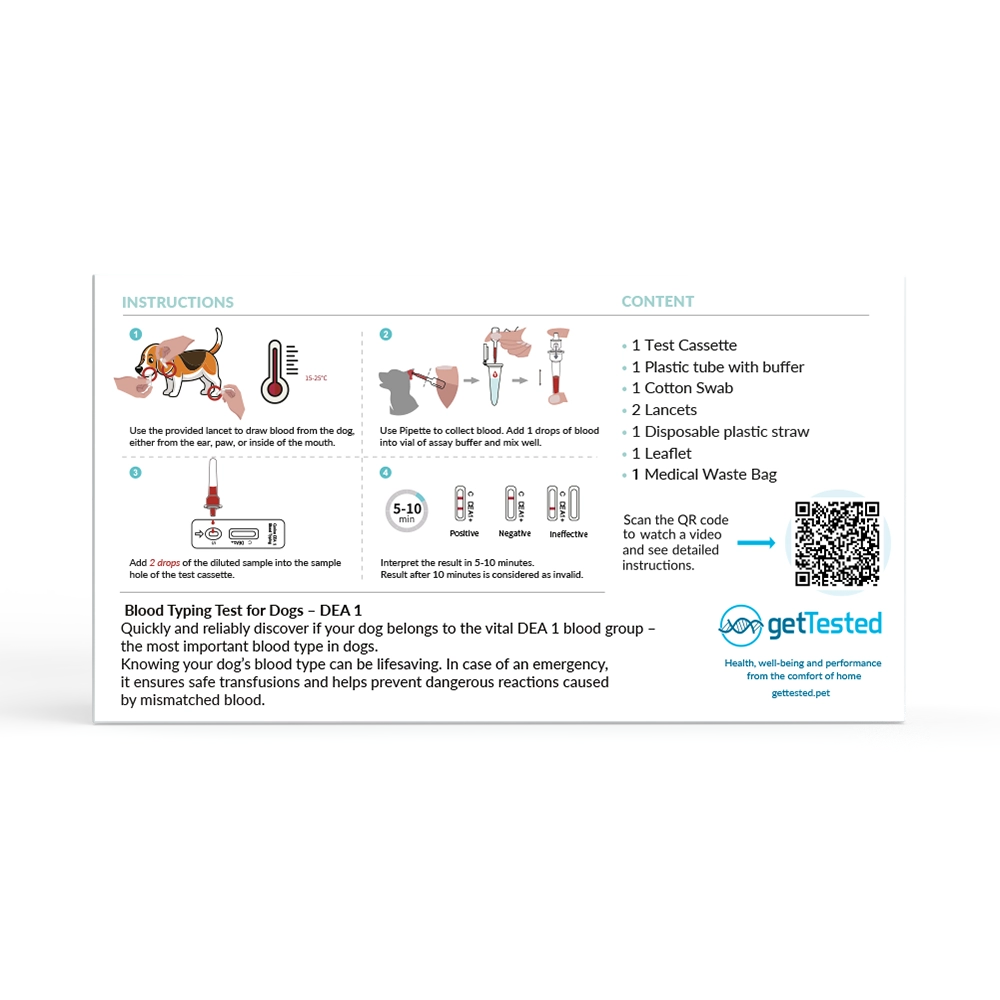 Get Tested Blodgruppstest för hundar 1 st