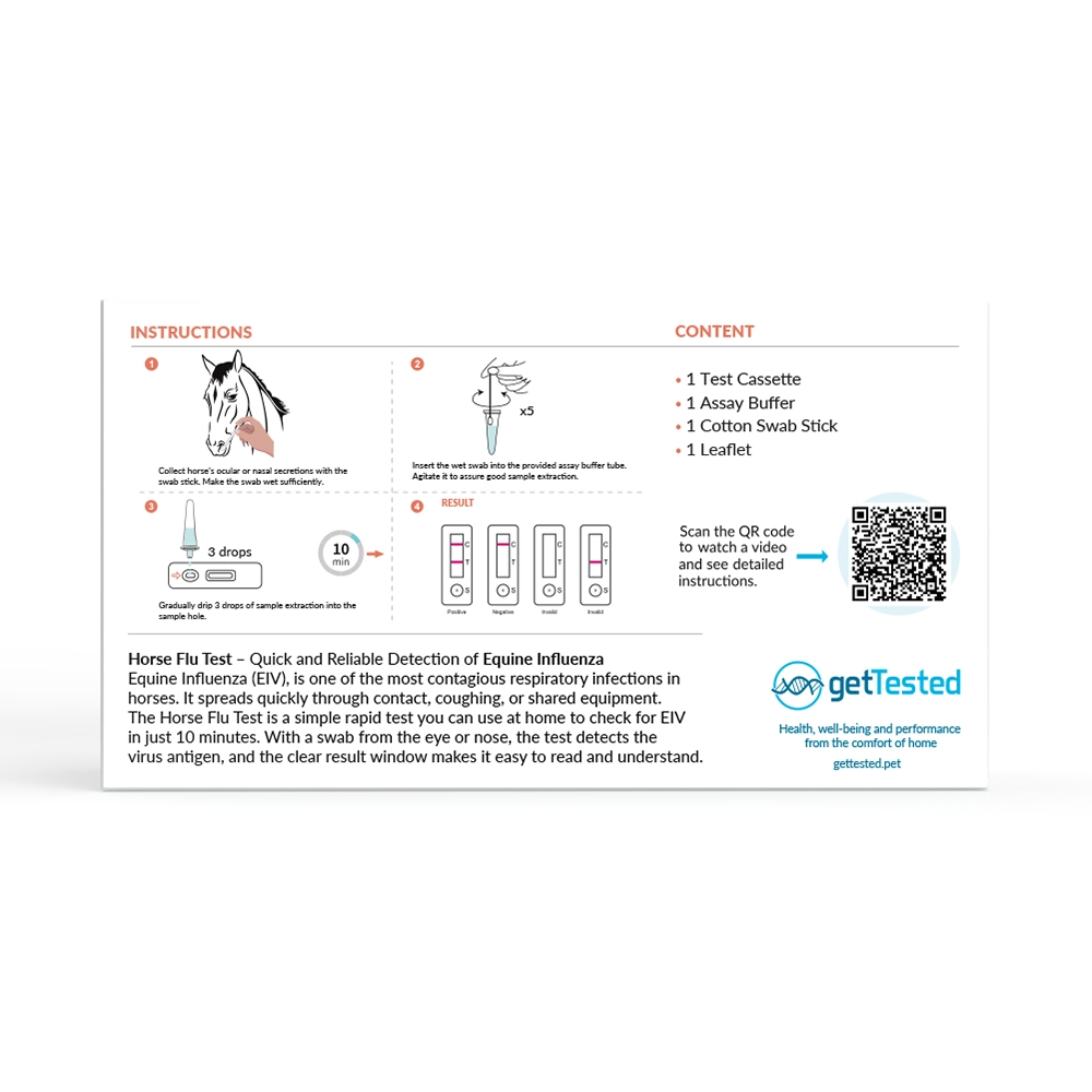 Get Tested Hästinfluensatest 1 st