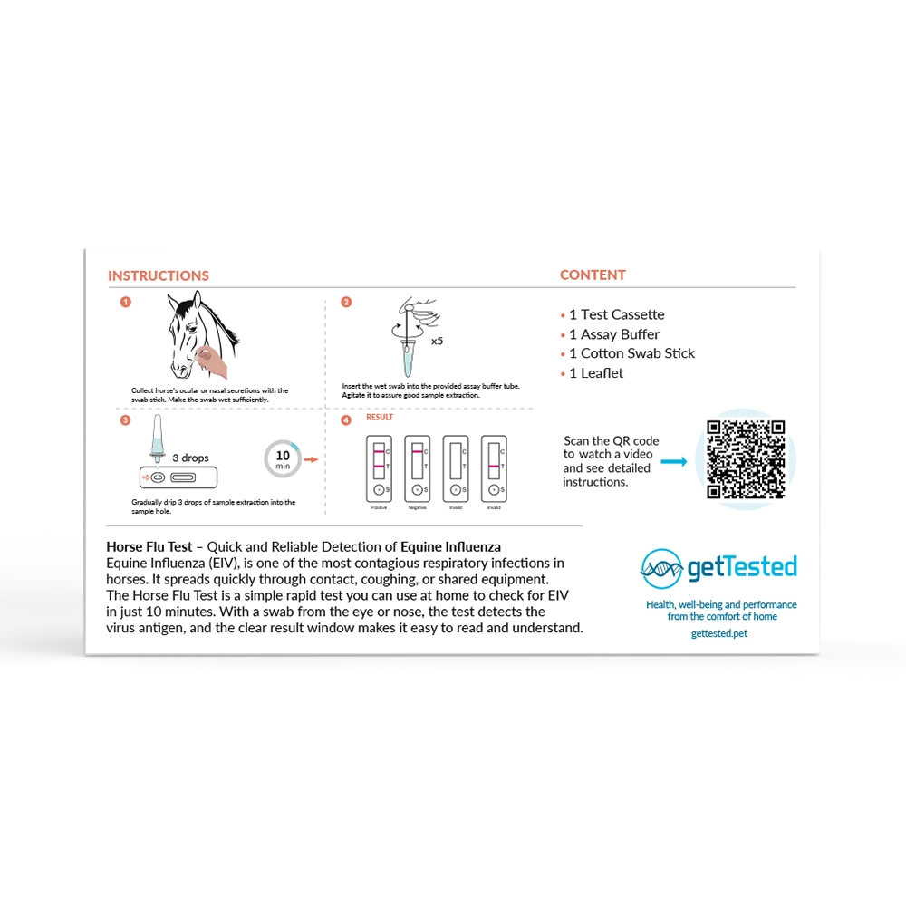 Get Tested Hästinfluensatest 1 st