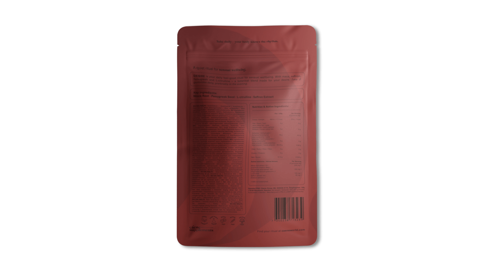 Caene Desire & Mood Gummies 60 st