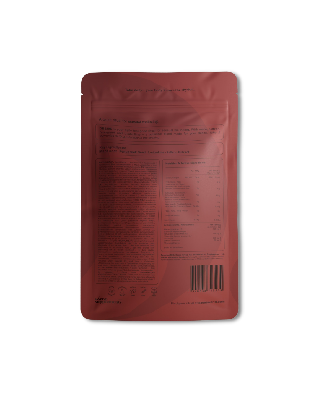 Caene Desire & Mood Gummies 60 st