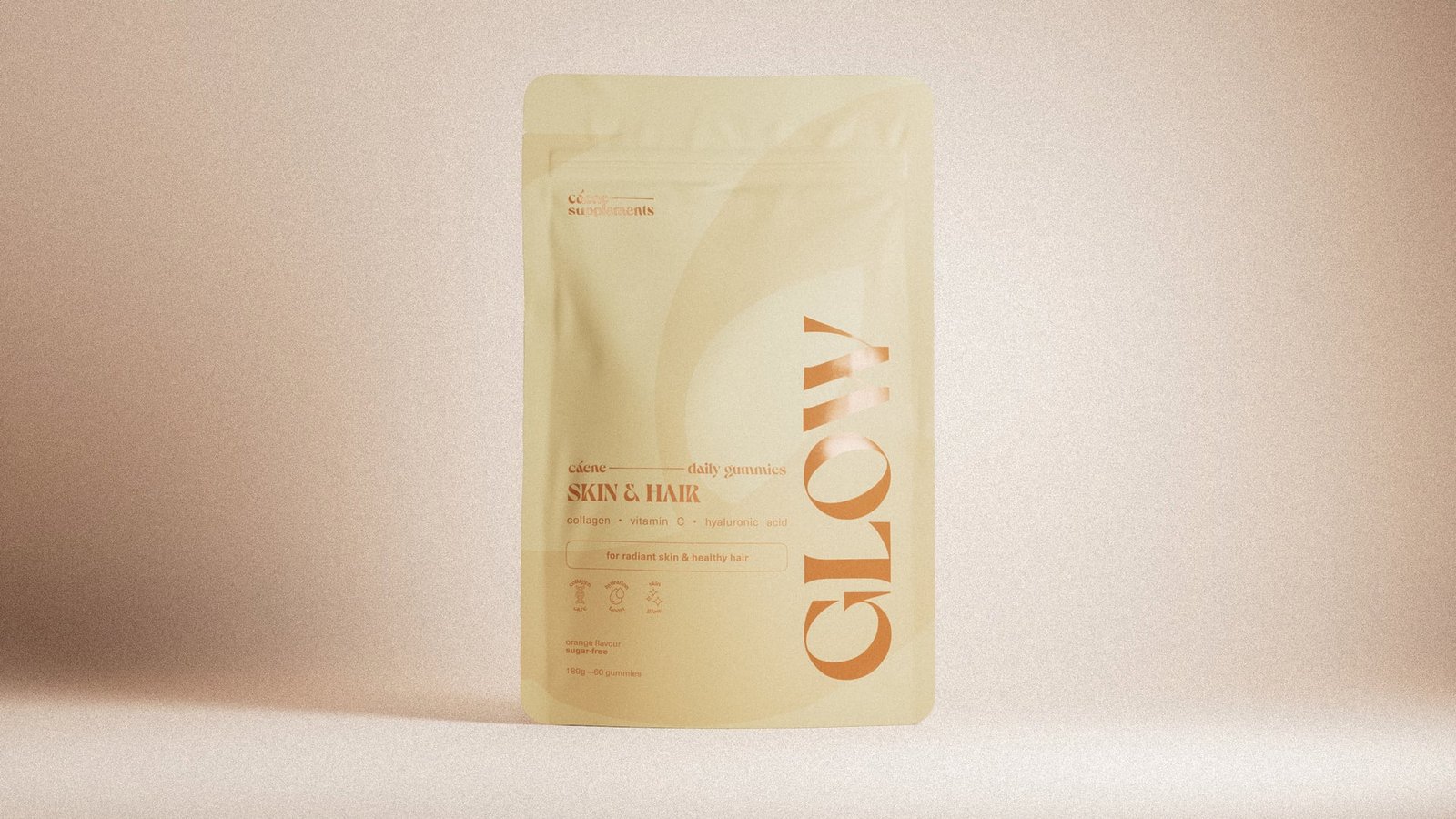 Caene Glow Skin & Hair Gummies 60 st