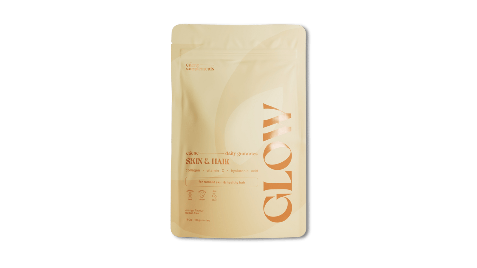 Caene Glow Skin & Hair Gummies 60 st