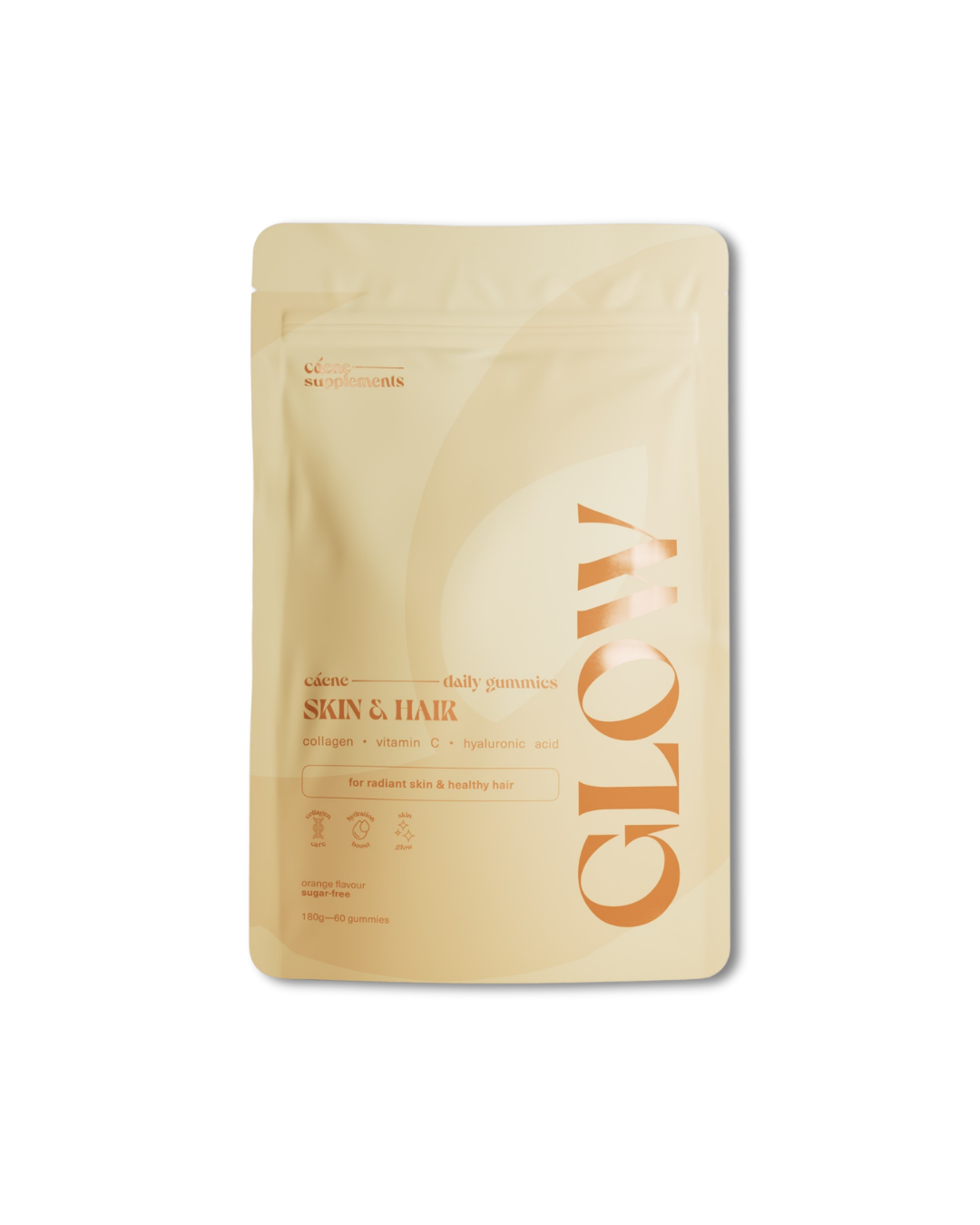 Caene Glow Skin & Hair Gummies 60 st