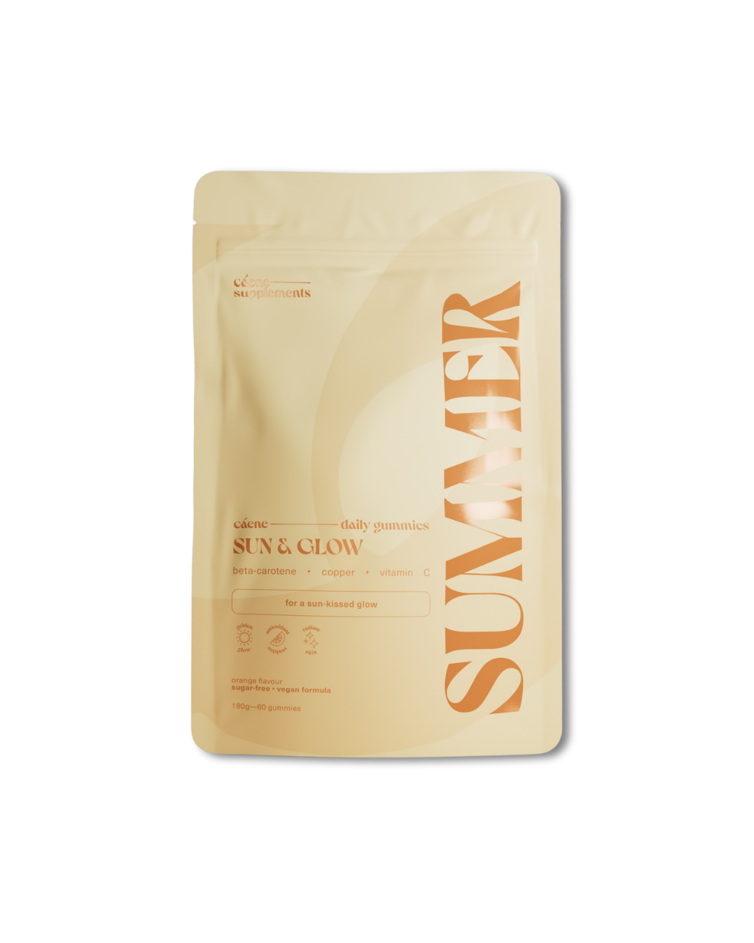 Caene Summer Sun & Glow Gummies 60 st