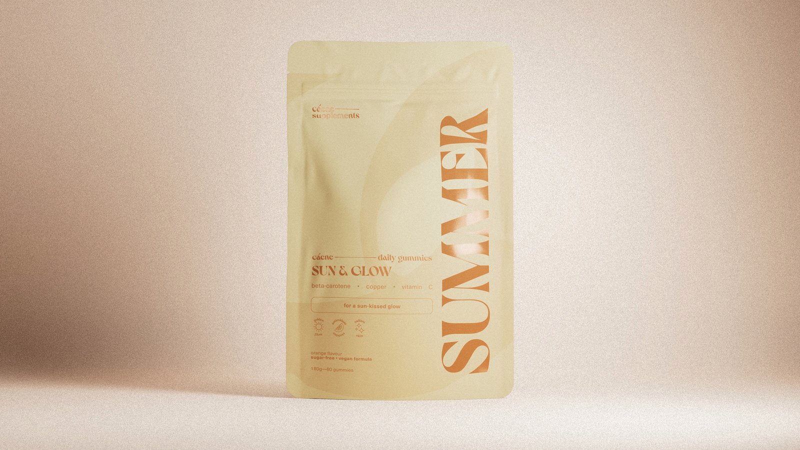 Caene Summer Sun & Glow Gummies 60 st