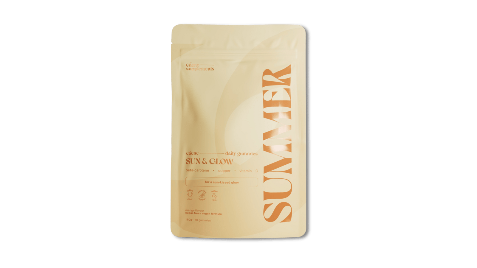 Caene Summer Sun & Glow Gummies 60 st